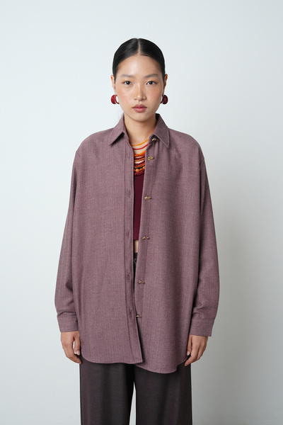 Orfeo Negro Γυναικείο πουκάμισο χιτζάμπ με λεπτομέρεια με χρυσά κουμπιά σε μπ...