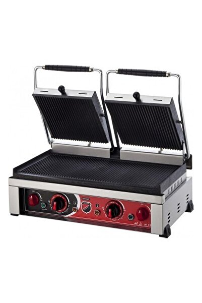 Işıkgaz Silver Stil Elektirikli Çift Kapaklı Hamburger Makinesi 20 Dilim