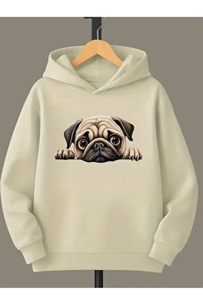 oneagılyazı Φούτερ με χαριτωμένο σχέδιο σκύλου πουγ, με γραφικό ΕΚΤΥΠΩΜΑΤΟ με...