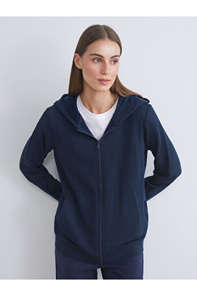 LC Waikiki Hooded Women's Thick Zip-Up Sweatshirt