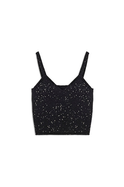 İpekyol İşlemeli triko