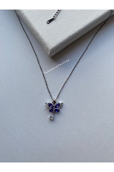 COLLECTİON Sallantılı kelebek kolye