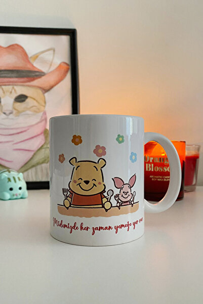 İnci Rüyası Hediyelik Winnie The Pooh & Piglet Dostluk - Arkadaşlık - BFF Kup...