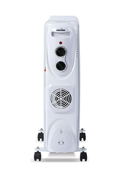 Marsstar B08F Turbo Fanlı 11 Dilim Elektrikli Yağlı Radyatör, 2500 Watt Petek Isıtıcı