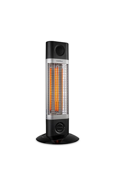 Veito CH1200 Lt Nano Sarınımlı Karbo Infrared Ufo Elektrikli Isıtıcı, Siyah