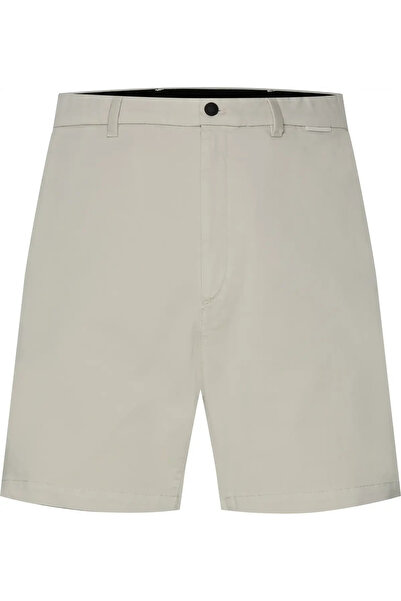 Calvin Klein SATEEN SLIM SHORT Erkek Krem Şort