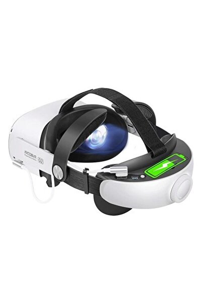 KKCOBVR Meta/quest 2 ile Uyumlu 6800 Mh Pil Paketi ile Q2 Elite Baş Bandı