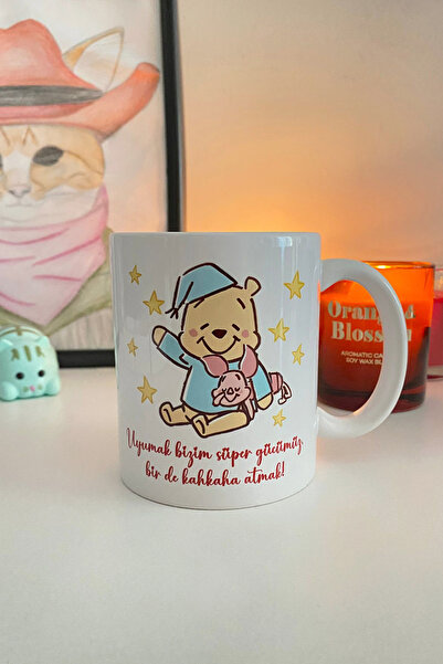 İnci Rüyası Hediyelik Winnie The Pooh & Piglet Dostluk - Arkadaşlık - BFF Kup...