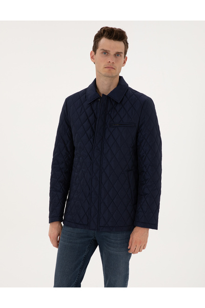 Pierre Cardin Lacivert Gömlek Yaka Mont 50313920-VR033