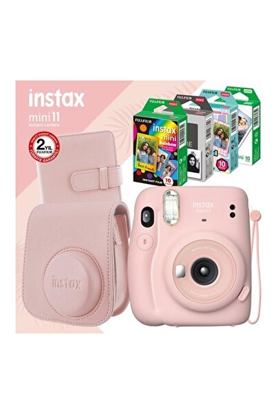 Fujifilm Instax Mini 11 Pembe Fotoğraf Makinesi ve Set