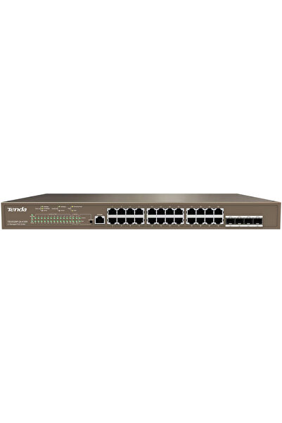 Tenda 24Port 410W Full Poe Teg5328P-24-410W Gigabit 4X Sfp Managed Switch Rackmount