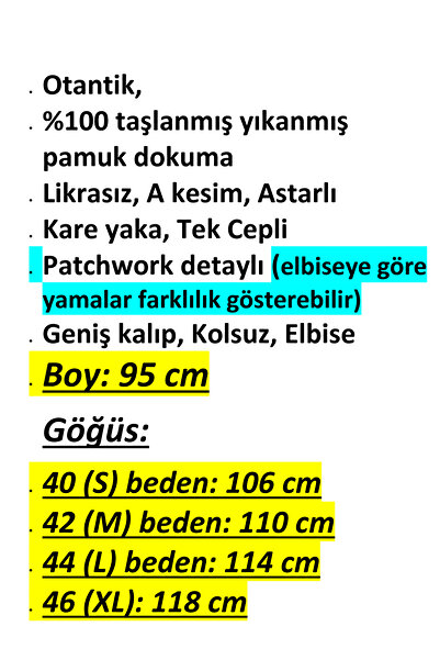 anne moda ankara Authentic, 100% Cotton Woven, Sleeveless, A-Line, Patchwork Detailed, Comfortable Fit Dress