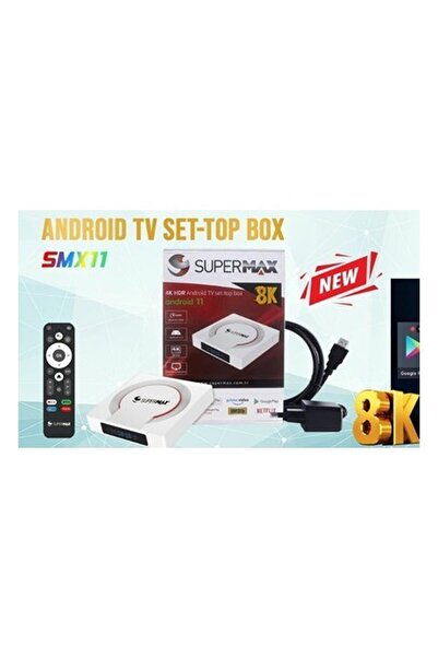 SÜPERMAX Supermax Smx 11 8k Hdr Android 11 Tv 2gb Rm 16GB Flash