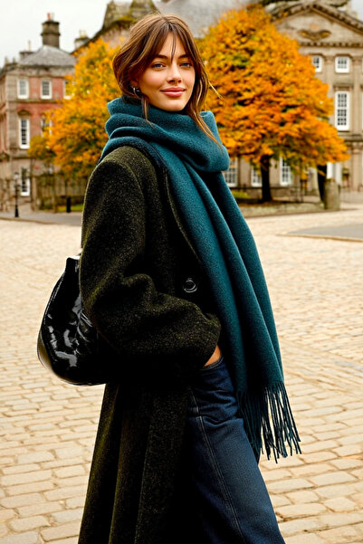 LAGRANZE Women's Soft Textured Loose Scarf Shawl
