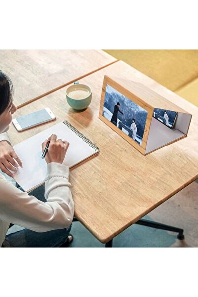 Skygo 3D Cep Telefonu Ekran Büyüteci Ahşap