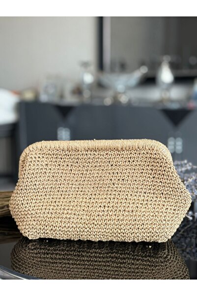 gulora Handmade Lined Scholarship Straw Bag – Natural Color