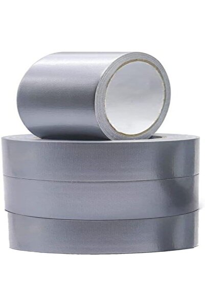 MARKQ 4 لفات من شريط لاصق، 2 بوصة × 15 ياردة - شريط لاصق فضي قوي للاستخدام في...