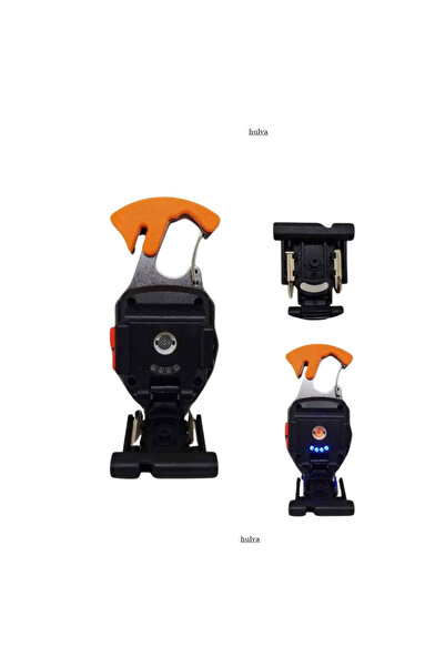 HULVA Çok Amaçlı Mini Şarjlı Led Anahtarlık Çakmak Hem Mıknatıslı Hemde Askılıklı Tasarımıyla Kulanışlı