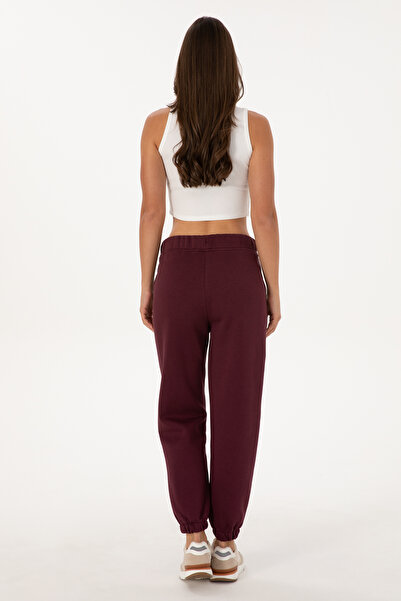 U.S. Polo Assn. Kadın Bordo Jogger Eşofman Altı 50307736-VR177