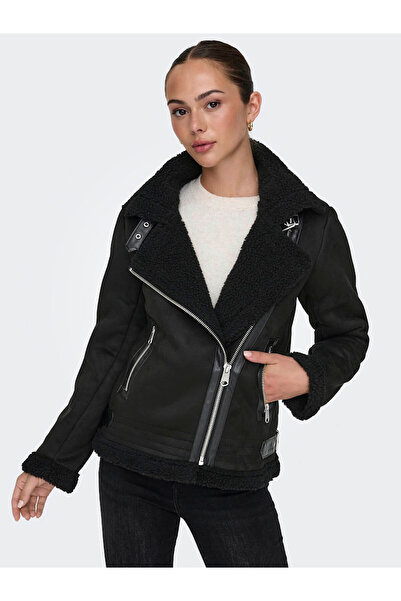 ONLY Onlnewdiana Life Aviator Siyah Kadın Mont 15304775