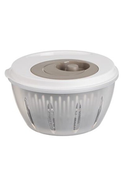 OEM Uscator din Plastic Alb Taupe pentru Salata Ø25x14.5cm - 4.5L