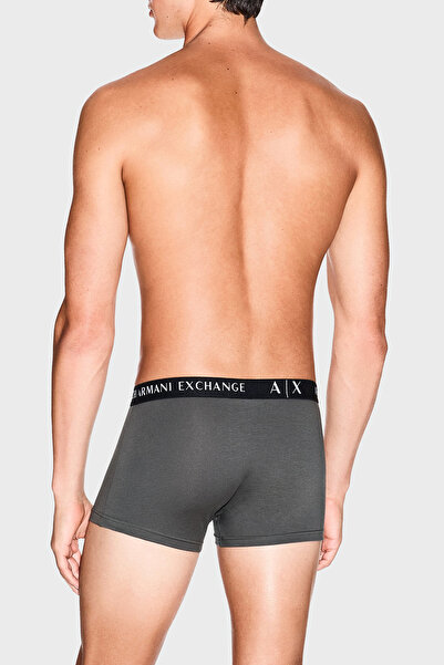 Armani Exchange Logolu Streç Pamuklu 3 Pack Boxer Erkek BOXER XM000871 AF13682 M7010