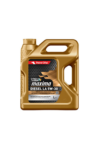 Petrol Ofisi Maxima Diesel LA 5W-30 Ulei Motor 5L – Sintetic Complet, Compatibil DPF