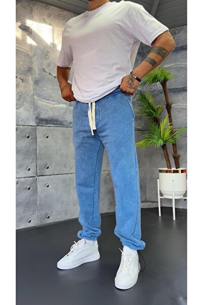 PEERLESS STORE Yıkamalı Üç İplik Stoper Paça Eşofman