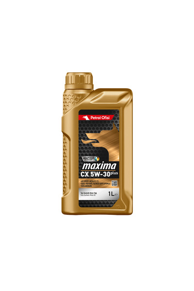 Petrol Ofisi Maxima CX 5W-30 Plus 1L Ulei Motor–Sintetic Complet Pentru Motoare pe Benzină & Diesel