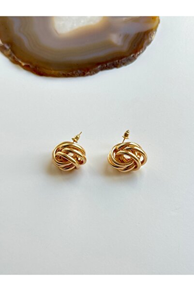 YOUES JEWELRY Çelik Gold Burgu Kadın Küpe