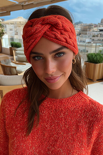 LAGRANZE Bandă de păr tricotată de iarnă pentru femei