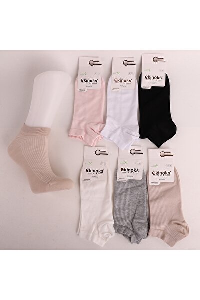 DRESSY LIFE 6-пакет безшевни бамбукови дамски чорапи