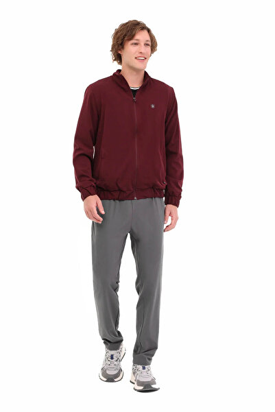 lumberjack Woven T.Suıt 5Pr Claret Red Men's Tracksuit Set A102032525