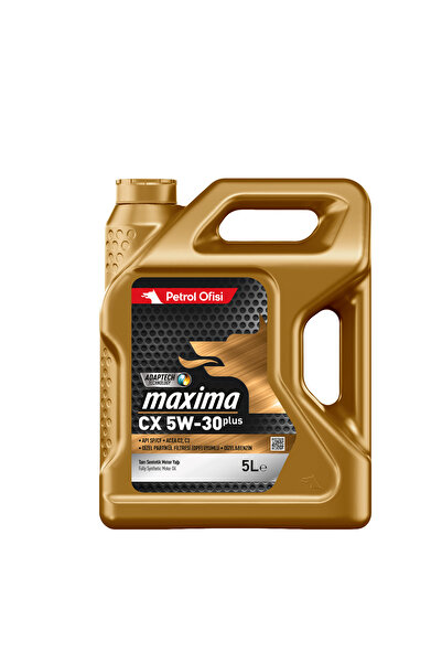 Petrol Ofisi Maxima CX 5W-30 Plus 5L Ulei Motor–Sintetic Complet, Pentru Moto...
