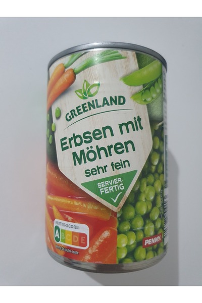 Greenland Erbsen mit Möhren sehr fein 400g
