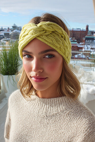 LAGRANZE Kadın Kışlık Örgü Saç Bandı