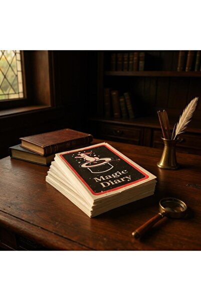 MyClean دفتر ملاحظات سحري، دفتر ملاحظات صغير، مقاس 10 × 7 سم، وهمي
