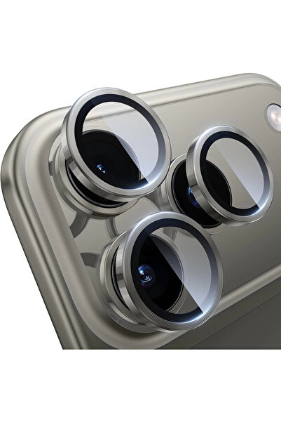 Lopard iPhone 17 Pro/17 Pro Max Kamera Koruyucu Gece Çekim Destekli Premium Safir Lens Koruma Parlak Temper