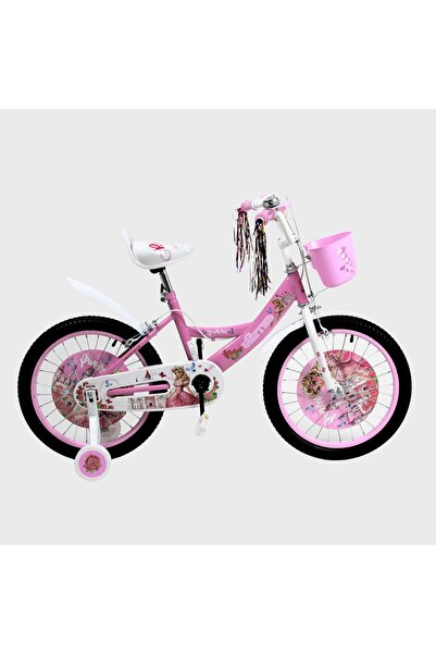 United دراجةاطفال بناتي مقاس 18 سلة للأطفال مناسب عمر 6-9 سنوات لون وردي2