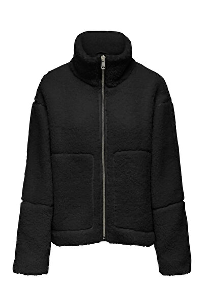 ONLY Women's Onlaspen Goose down Filled Tedy Coat 15349400 Black