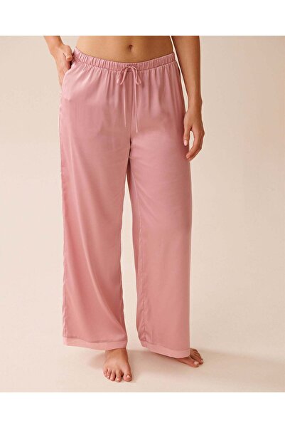 La Vie en Rose بنطلون ساتان وشيفون