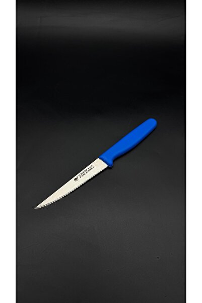 Türköz Sivri Tırtıklı Sebze - Mutfak Bıçağı | Çubuk Çelik Plastik Sap