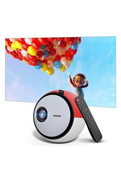 NexiGo Mini Taşınabilir Projektör, Çizgi Film Için, Çocuklara Hediye