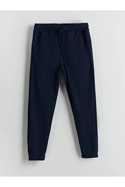 THE WHITE Navy Blue Unisex Children's Sweatpants