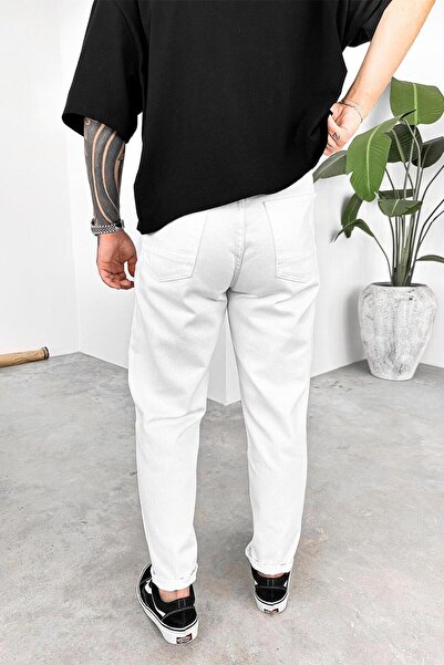 HAFKAGİYİM Beyaz Basic Premium Regular Штани
