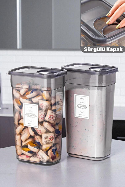 Buclee 77 Piece Storage Container & Spice Rack Set Dowry Set Kitchen Organizer Grain and Legume Container Set