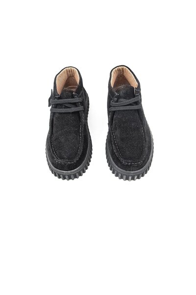 Freefoot 263270 Ανδρικές μπότες casual με δύο κορδόνια - Μαύρο