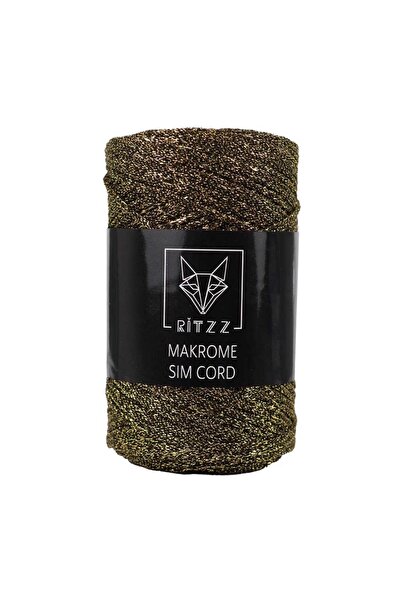 Ritzz Snur de macrame 2 MM B018 Galben Negru