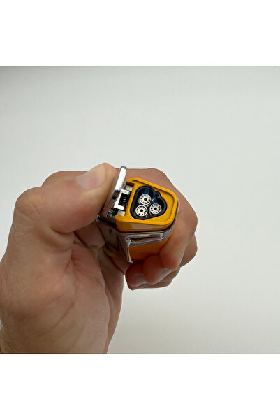 COHİBA Jet Alevli 3 Torch Patron Puro Çakmak Sarı-Gri