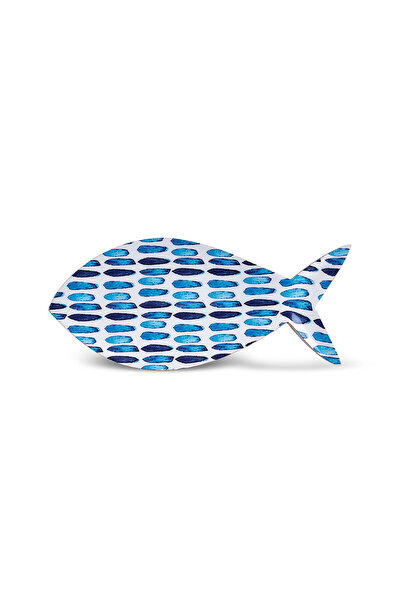Karaca Mango Marin Fish Servislik Mavi 30x14x2,5 cm